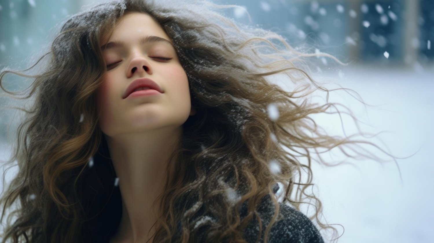 cabelo no inverno
