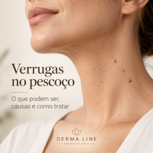 verrugas no pescoço