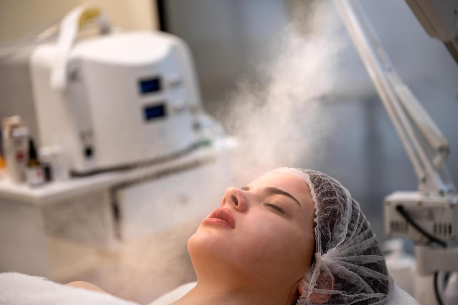 limpeza de pele com vapor