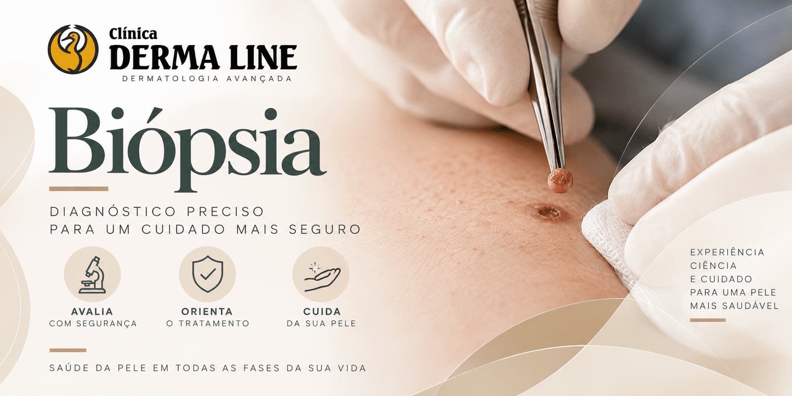 biopsia clinica derma line